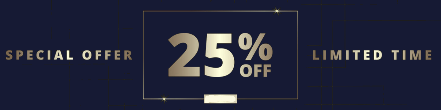 25%